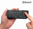 ProMini Wireless Bluetooth Keyboard (Build-in TouchPad/Laser Pointer) - Black