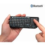 ProMini Wireless Bluetooth Keyboard (Build-in TouchPad/Laser Pointer) - Black