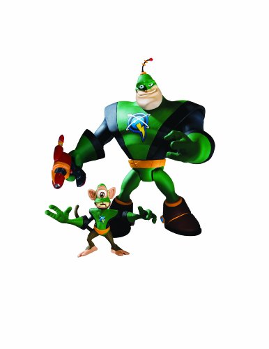 Ratchet  Clank Series 1 Captain Qwark with Scrunch Action Figure