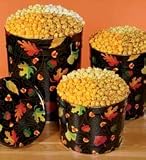 Autumn Swirls Popcorn Tins