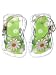 Daisy Ribbon Jelly Sandals by Goldbug