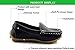 DADAWEN Boy's Girl's Slip-on Loafers Oxford Shoes Black US Size 9.5 M Toddler