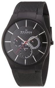 Skagen Men SK809XLTBB Titanium Black Dial Watch