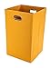 Modern Littles Folding Laundry Basket with Handles – High-Strength Polymer Construction – Folds for Easy Storage and Transportation – 13.75 Inches x 13.75 Inches x 22.75 Inches – Orange