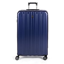 Delsey Luggage Helium Titanium 29 Inch EXP Spinner Trolley (One Size, Navy Blue)
