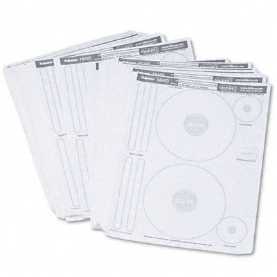 NEATO CD/DVD Laser/Ink Jet Labels, Matte White, 500/pack