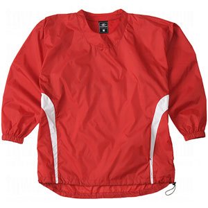 Easton Adult Long Sleeve Enforcer Jacket, Red, Large