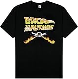 Back to the Future - Delorean Firetracks Specialty Products T-Shirt, M - Black