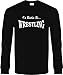 Funny Long Sleeve T-Shirt (I'D RATHER BE WRESTLING) Novelty Shirt