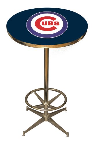 Imperial Chicago Cubs Licensed Pub Table