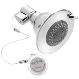 evolve Chrome Sunflower Showerhead - 4