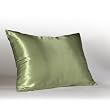 Luxury Sage Satin Pillow Case w/Hidden Zipper, Standard