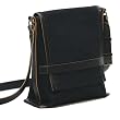 Blade Canvas/Leather Shoulder Bag Black