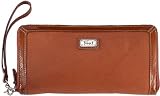 Fossil Gifts - Solid Travel Wallet (Color: Rust)