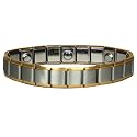 Hydas 1668 elastisches Magnetarmband, 6 Magneten, für Herren