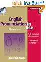 English Pronunciation in use  elementary z plyta CD