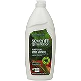 Seventh Generation Natural  Dish Liquid, Lemongrass & Clementine Zest, 25-Oz.  Bottles (Pack of 6)