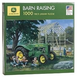 Great American Puzzle Factory John Deere Barn-Raising Puzzle