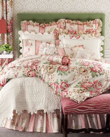 Pine Cone Hill Rococo Floral Bed Linens Rococo Floral Duvet Cover FullQueen