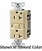 (10 Pack) Cooper Wiring Devices TRVGFH20V Hospital Grade Tamper Resistant GFCI Decorator Duplex Receptacle, Ivory