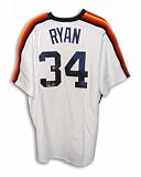 Autographed Nolan Ryan Houston Astros White Majestic Jersey