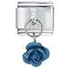 Rose Blue Valentine Fashion Jewelry Italian Charm