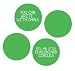 Wallcandy Arts Big Green Chalkboard Circles With Chalk - 1 Kit