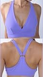 Geo Drama Bra Top with Racer Back by Perfection Activewear