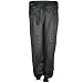 Pleated Womens Linen Harem Pants Trousers Black 8