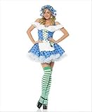 Leg Avenue Blueberry girl costume �ϥ������󥳥����塼�� �ᥤ�ɡ��������ȥ쥹 �������塼��SALE [������:M]