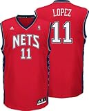 Adidas New Jersey Nets Brook Lopez New Revolution 30 Replica Road Jersey Medium