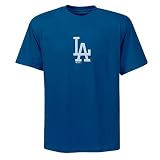 Los Angeles Dodgers Super Softhand Cap Logo Tee by Majestic Select