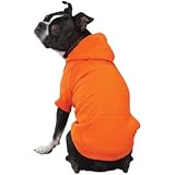 Zack & Zoey Polyester/Cotton Basic Dog Hoodie, X-Large, 24-Inch, Jet Black