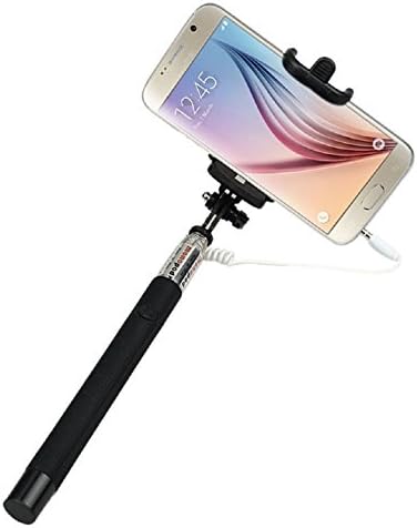 Ularmo 2015 New Popular Luxury Mini Extendable Handheld Self-portrait Stick For Cell Phone (black)