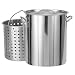 Bayou Classic Stainless Steel Steel Stockpot