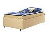South Shore Industries Shaker Style Twin Size Lower Loft Bunk with Casters