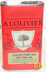 A L'Olivier Hot Chili Oil Tin 8.3oz