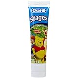 Oral-B Stages Anticavity Toothpaste for Kids, Winnie the Pooh Berry 4.2 oz (120 g)