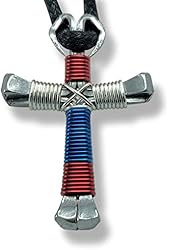 Sport Horseshoe Nail Cross Necklaces - You Pick Colors!
