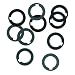 Carbon Steel Arbor Spacer Assortment Kit, Full Hard Temper, AISI 1008 - 1010 for Chemistry, 1/8"  Notch Width, 3/64" Notch Depth, 19 Pieces