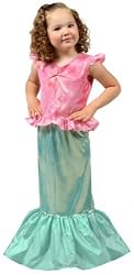 Magical Mermaid Dress-up Costume MEDIUM (3-5)