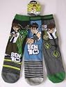 Ben 10 Boys Socks Size 4-6.5 (Shoe Size)