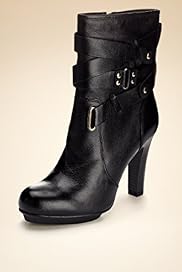 Limited Collection Leather High Heel Platform Boots