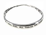4030016 Christian Scripture Religious Bracelet Matthew 19:26