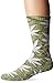 HUF Men's Streaky Plantlife Crew Sock