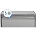 Best Price Buy Cheap Brabantia 299186 Fall-Front Matte Stainless Steel Bread Box 18x9.25x7.5-in. Discount Review Shop