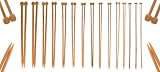 14 Inch Single Point StitchBerry Premium Collection Bamboo Knitting Needles (30 pcs., 15 Sets)