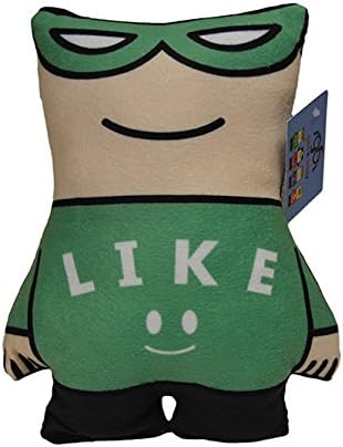 Geek Buds Emoji Pillow "Likester" Social Pals Plush Pillow Toy