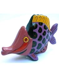 Tropical Fish Ocean Themed Unique Novelty Eyeglasses Holder - Purple by 