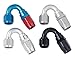 Fragola Performance Systems 115012-BL Black One Size # #12 X 150 Power Flow Hose End